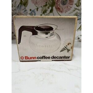 Bunn‎ Coffee Pot Decanter Vintage Genuine Carafe Easy Pour New In Original Box